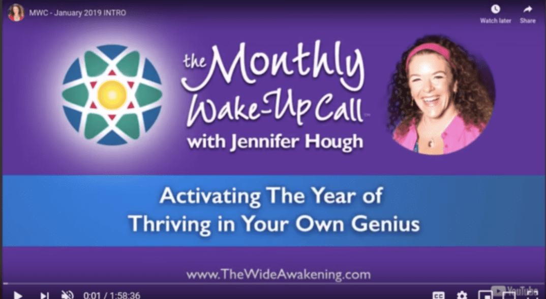 VIDEO: Activating The Year of Thriving in Your Own Genius