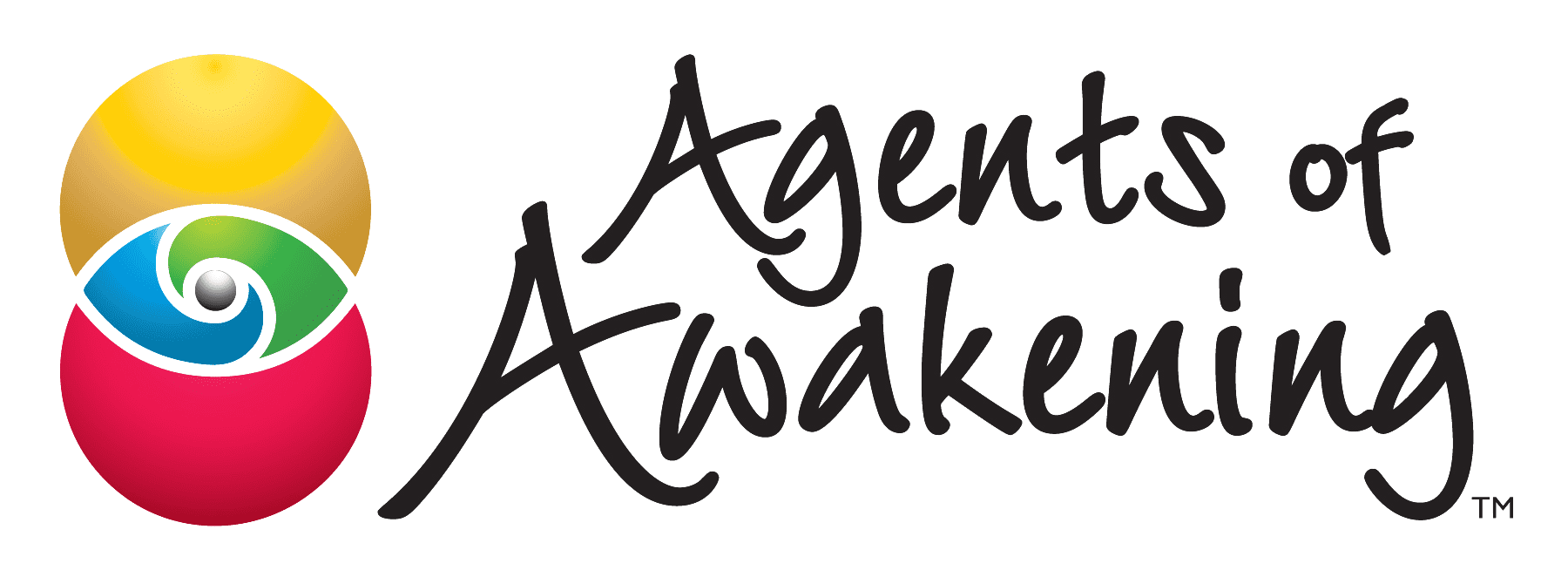Agents of Awakening Logo Black with Glow