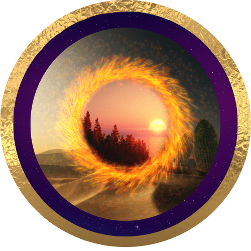 Reset and Renewal Clarity Image of a crystal sphere being held up to the sun
