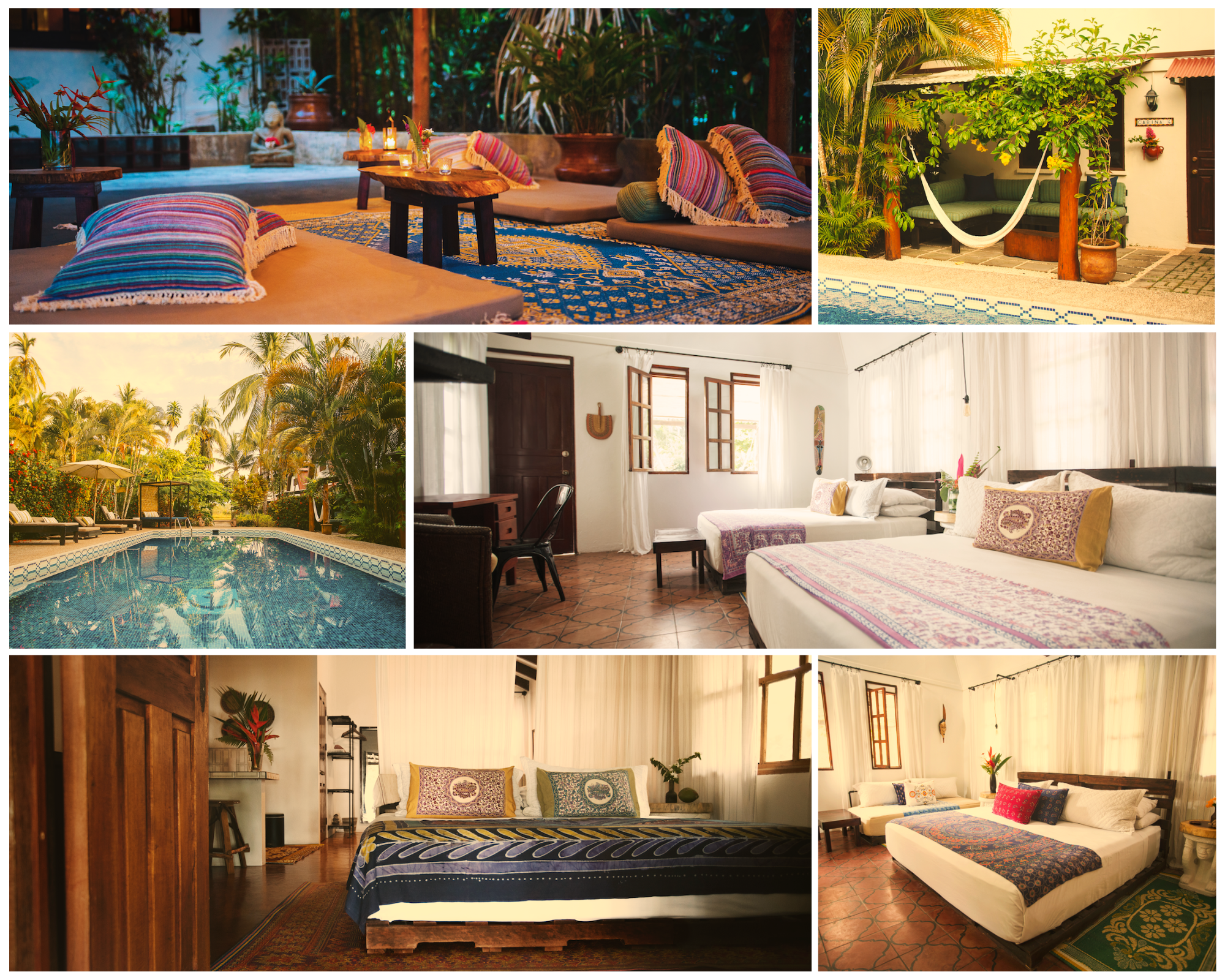 retreat center collage
